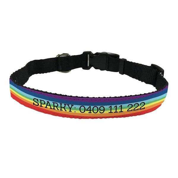 Rainbow Pride Dog Collar