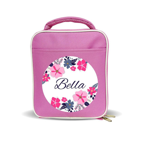 Flowers Insulated Lunch Bag