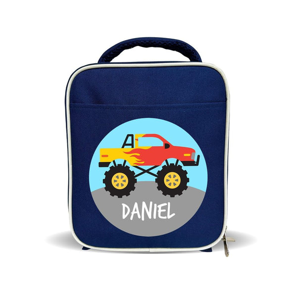 Monster Truck Insulated Lunch Bag