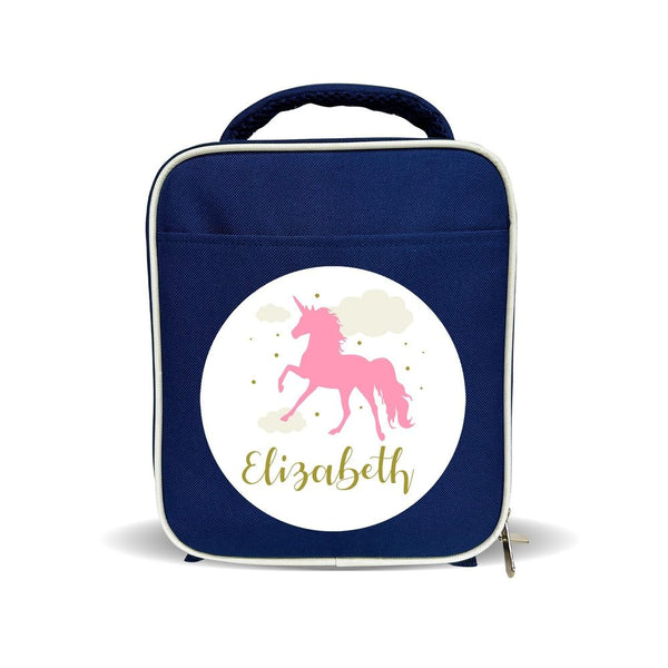 Pink Unicorn Insulated Lunch Bag