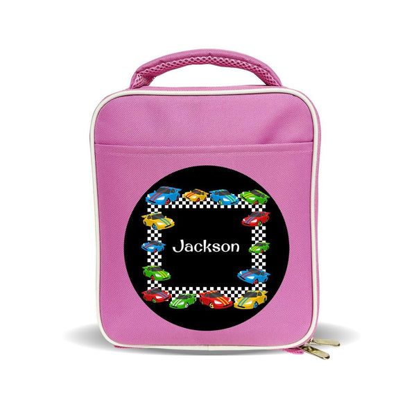 Race Cars Insulated Lunch Bag