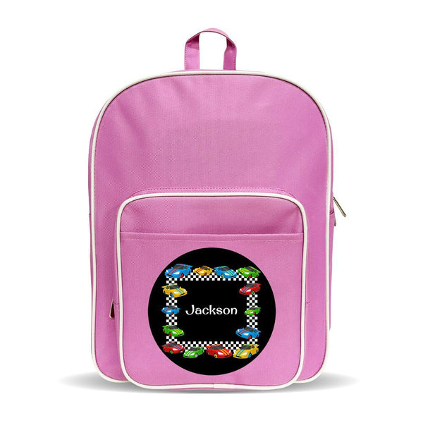 Race Cars Unicorn Backpack