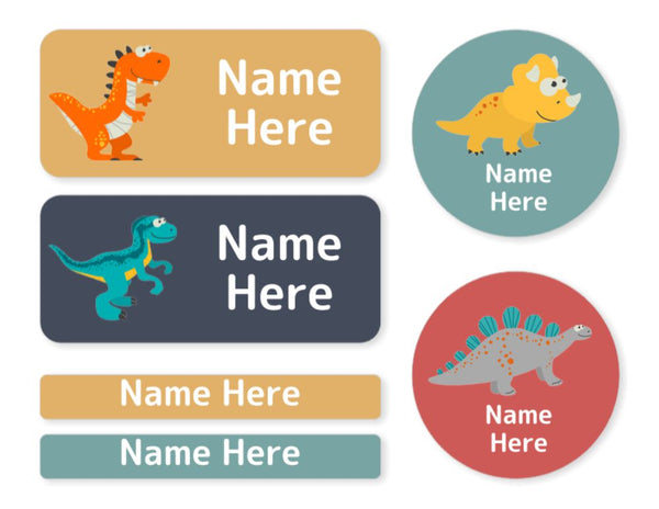 Dinosaur -  Mixed Name Label Pack